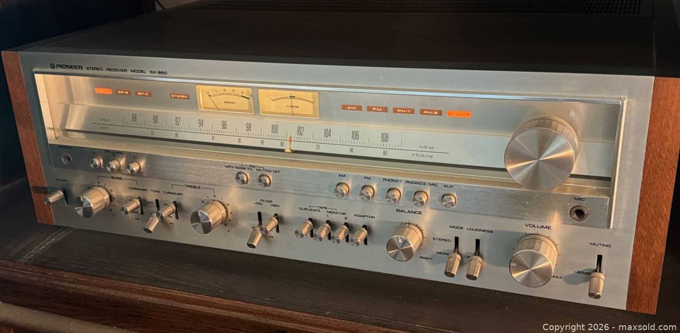 Vintage Pioneer Stereo Receiver ax-950